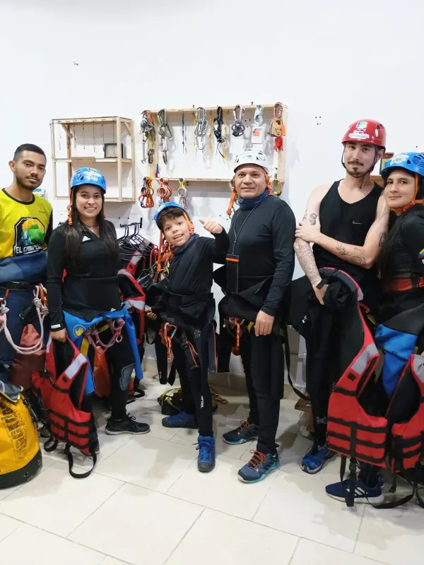 Canyoning en el Chispero.